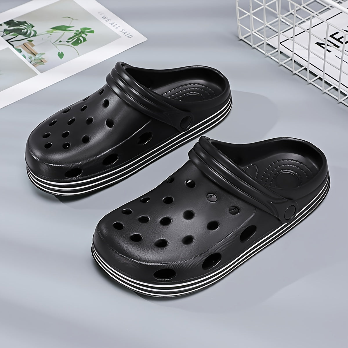 Men's Lightweight Garden Clogs Comfortable Sandals