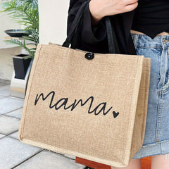 Minimalist Canvas Tote Bag Large Capacity Shoulder Bag