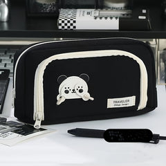 Panda Large Capacity Pencil Case for School Students