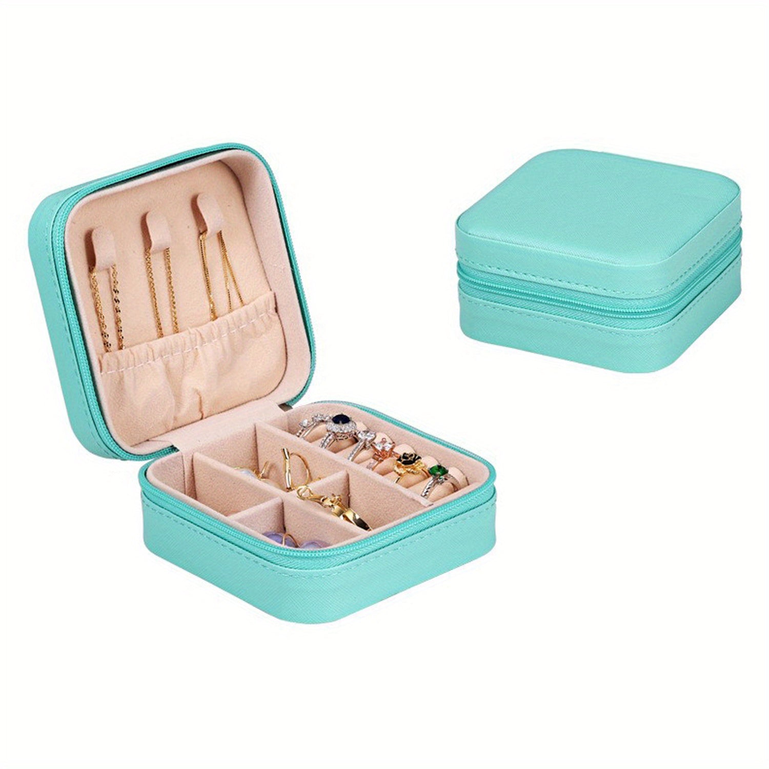 Mini Jewelry Travel Case Small Travel Jewelry Organizer Portable Jewelry Box