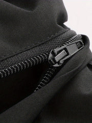 Waterproof Windbreaker Hooded Jacket Men's Casual Zip Up Jacket