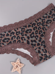 7pcs Contrast Lace Briefs Stretchy Intimates Panties Women's Lingerie