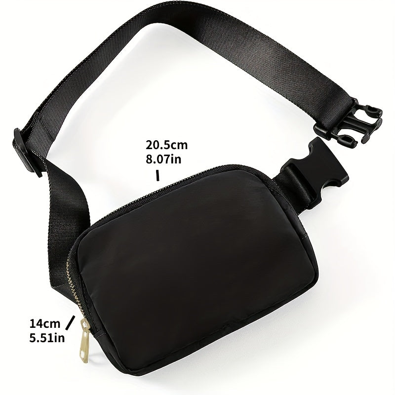 Women's Zipper Fanny Pack for Outdoor Sports
