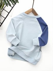 Boys Elephant Print Long Sleeve Sweatshirt