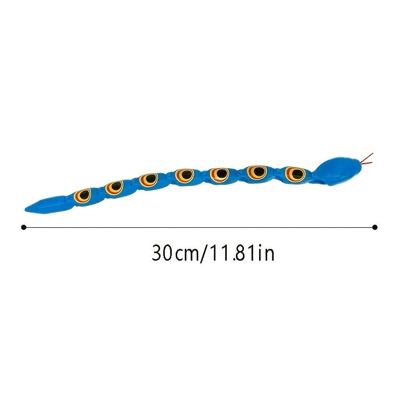 Retro Jointed Twister Toy Plastic Snake Novelty Gag Gift