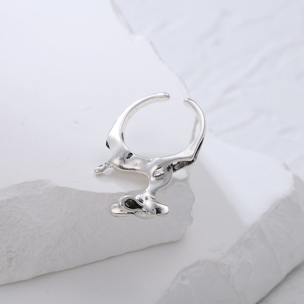 Punk Style Retro Elk Shape Men Ring Hip Hop Ring