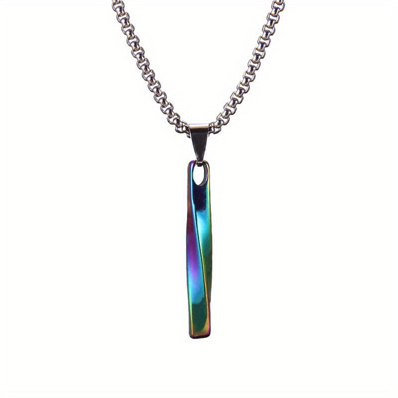 Geometric Spiral Necklace Personalized Pendant