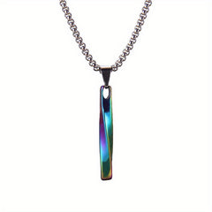 Geometric Spiral Necklace Personalized Pendant