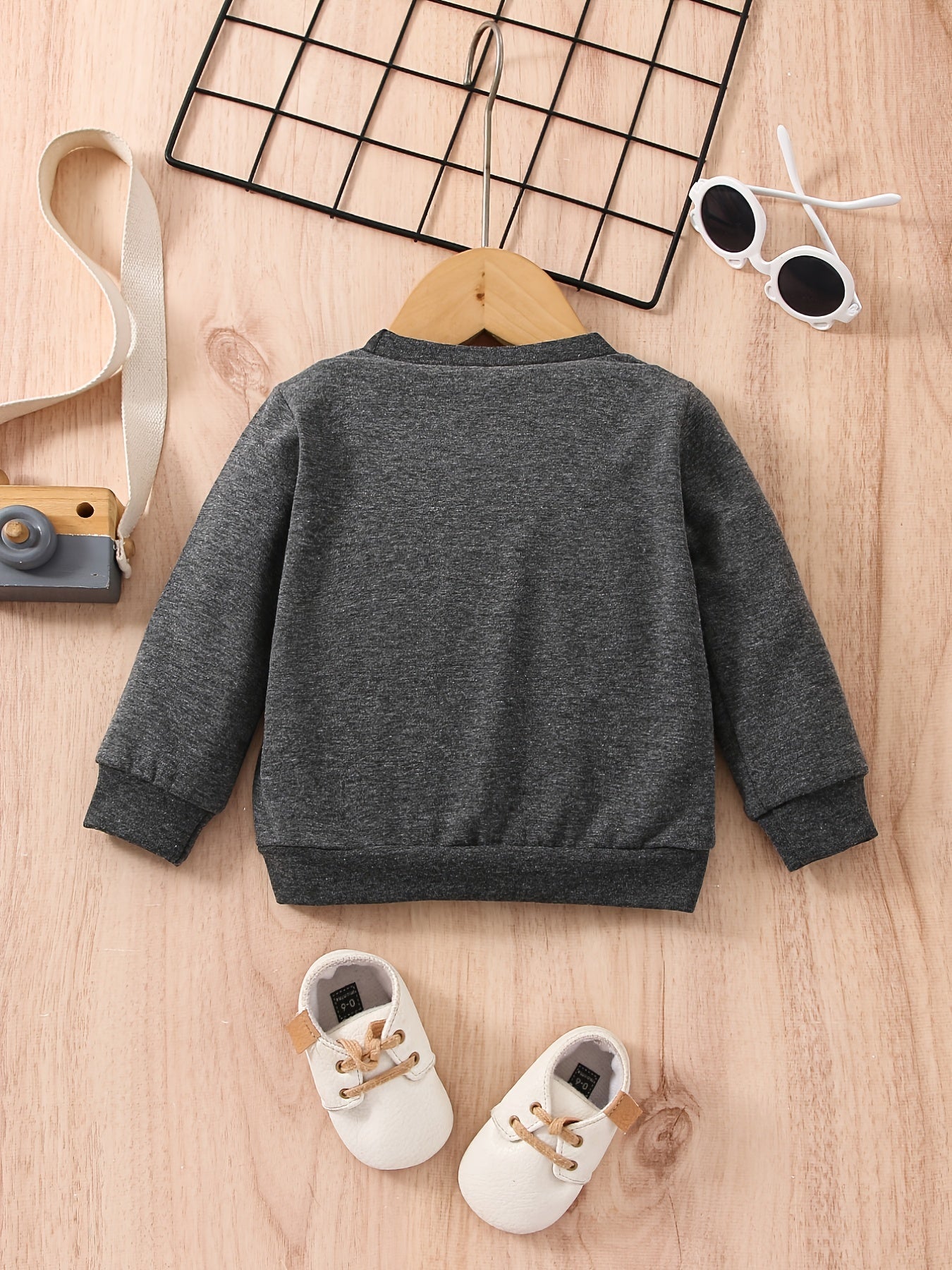 Baby Boys LiLBRO Print Active Pullover Sweatshirt Long Sleeve Crew Neck