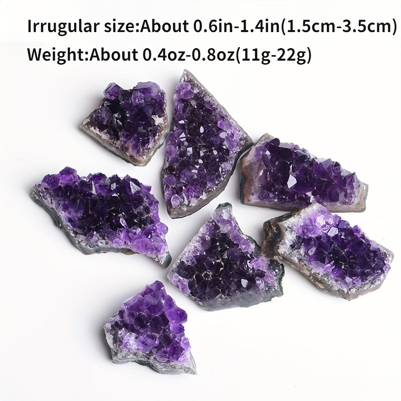 1pc Raw Purple Amethyst Healing Stone DIY Jewelry Accessories