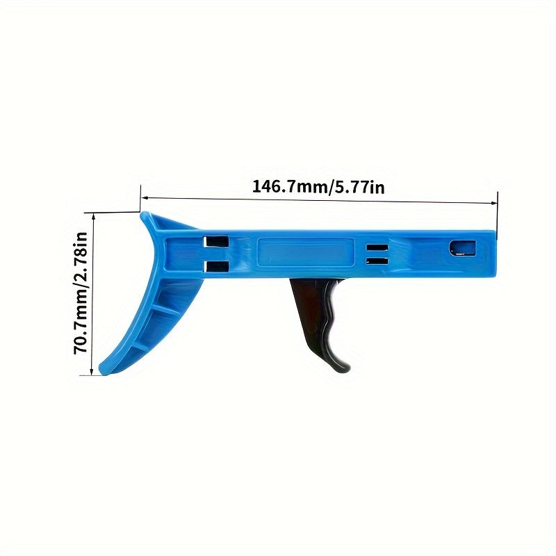 Cable Tie Gun For Nylon Cable Tie TG 100 2-4.8mm Width Automatic Tensioning Fast