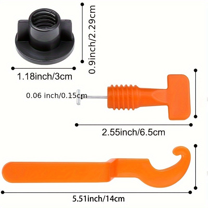 Tile Leveling Tool Cross-shaped Plastic Wall Tile Locator Adjustment Tool