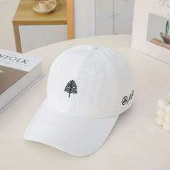 Tree Embroidery Baseball Cap Sun Hat Unisex Dad Hats For Women & Men