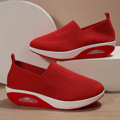 Women's Mesh Sneakers Casual Slip On Shoes Lightweight Low Top