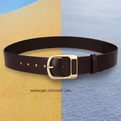 Men's PU Belt Retro Pin Buckle Business Belt