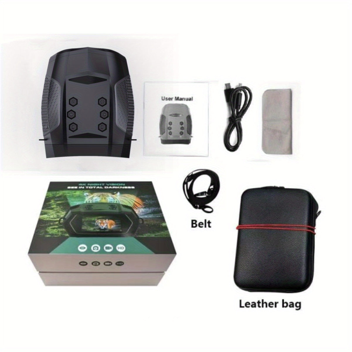 High Power Night Vision Binoculars with Waterproof IP65 Rating