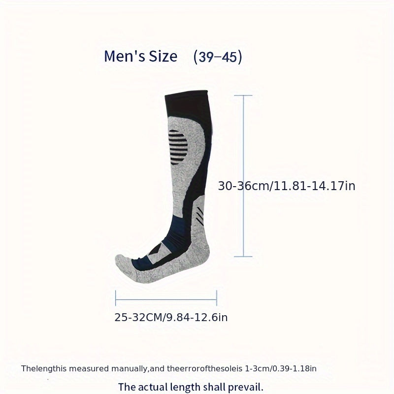 Thick Thermal Knee High Outdoor Ski Socks