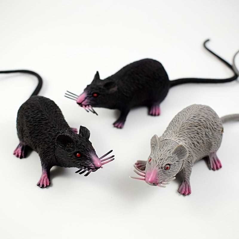 Funny Strange Gray and Mouse Person Toy Prank