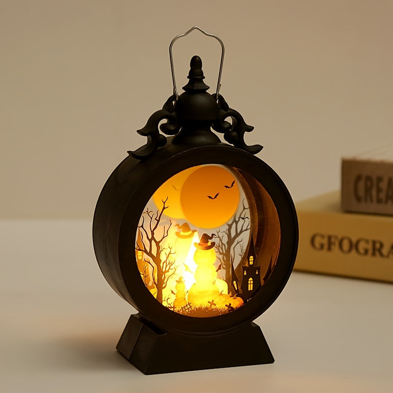 Vintage LED Halloween Candle Lantern Mini Lantern Decorative Lights