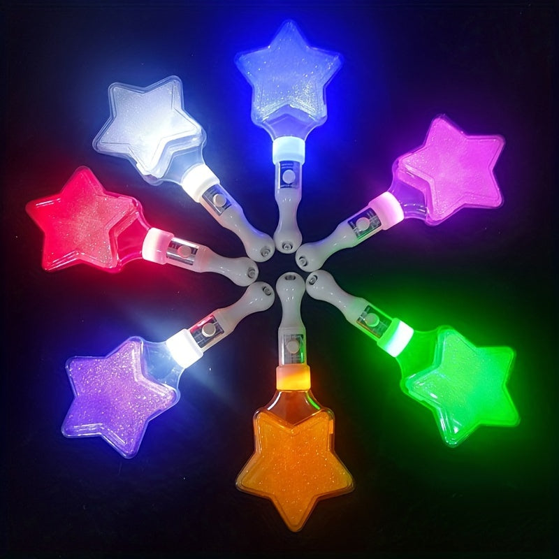 LED Flashing Pentangle Star Glow Stick - Party Favors