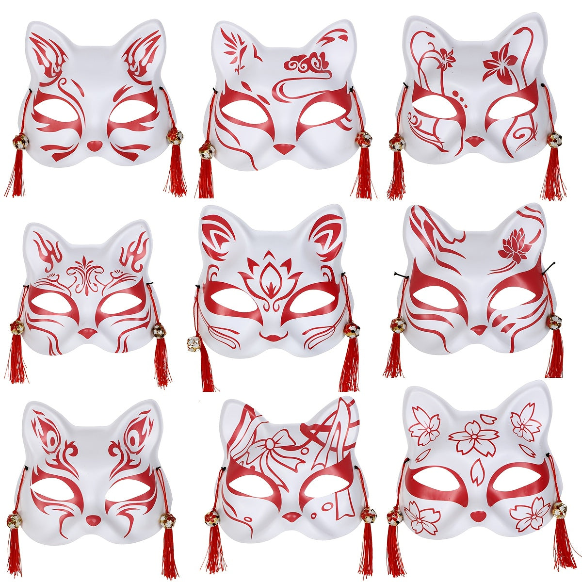 Cartoon Cat Face Mask for Kids Party Performance