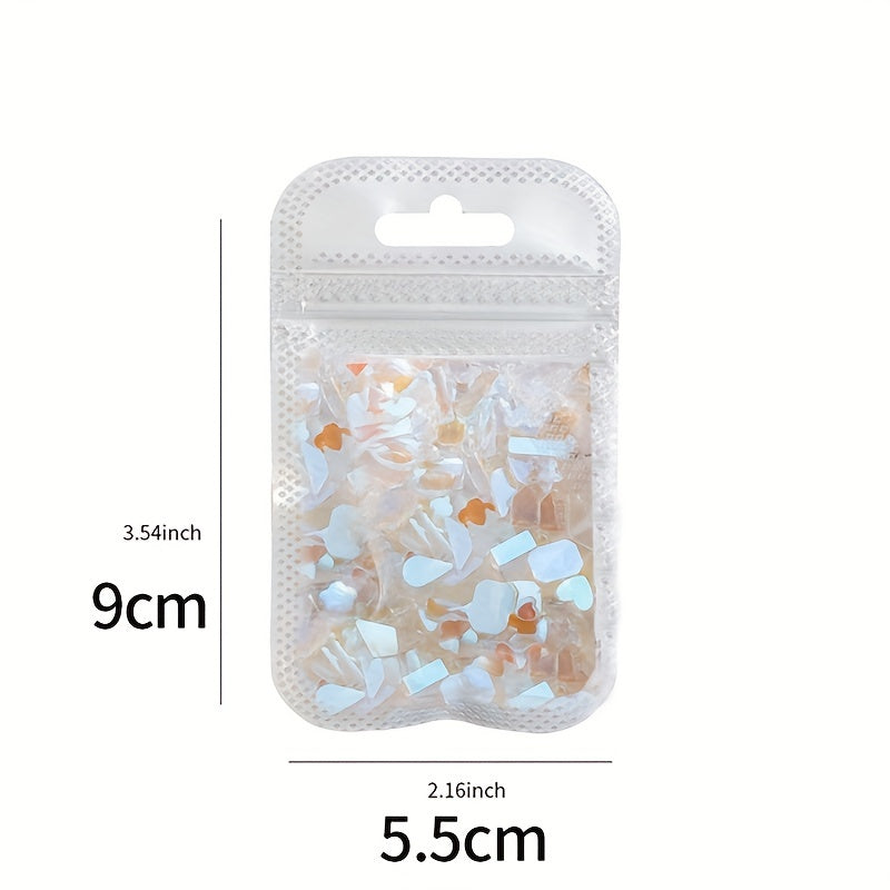 100Pcs Aurora Glass Crystal Nail Art Rhinestones Nail Gems Flat Back Stones