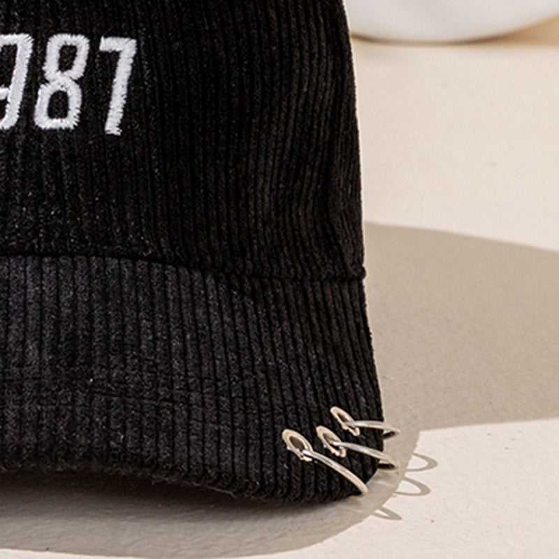Men's Embroidered 1997 Corduroy Polyester Baseball Cap