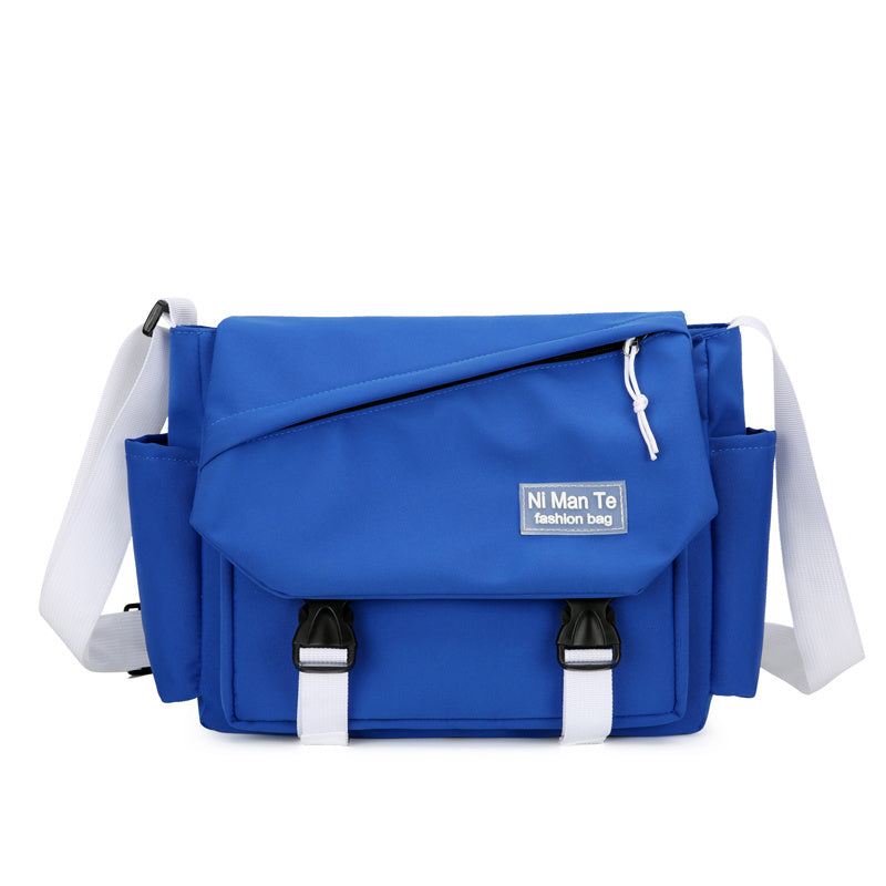 Men's Nylon Crossbody Bag Casual Large Capacity Messenger Bag