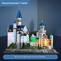 3D Neuschwanstein Castle Puzzles for Adults and Teens
