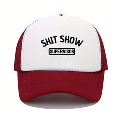 Mesh Baseball Cap Curved Brim Sunshade Summer Hat Men Women