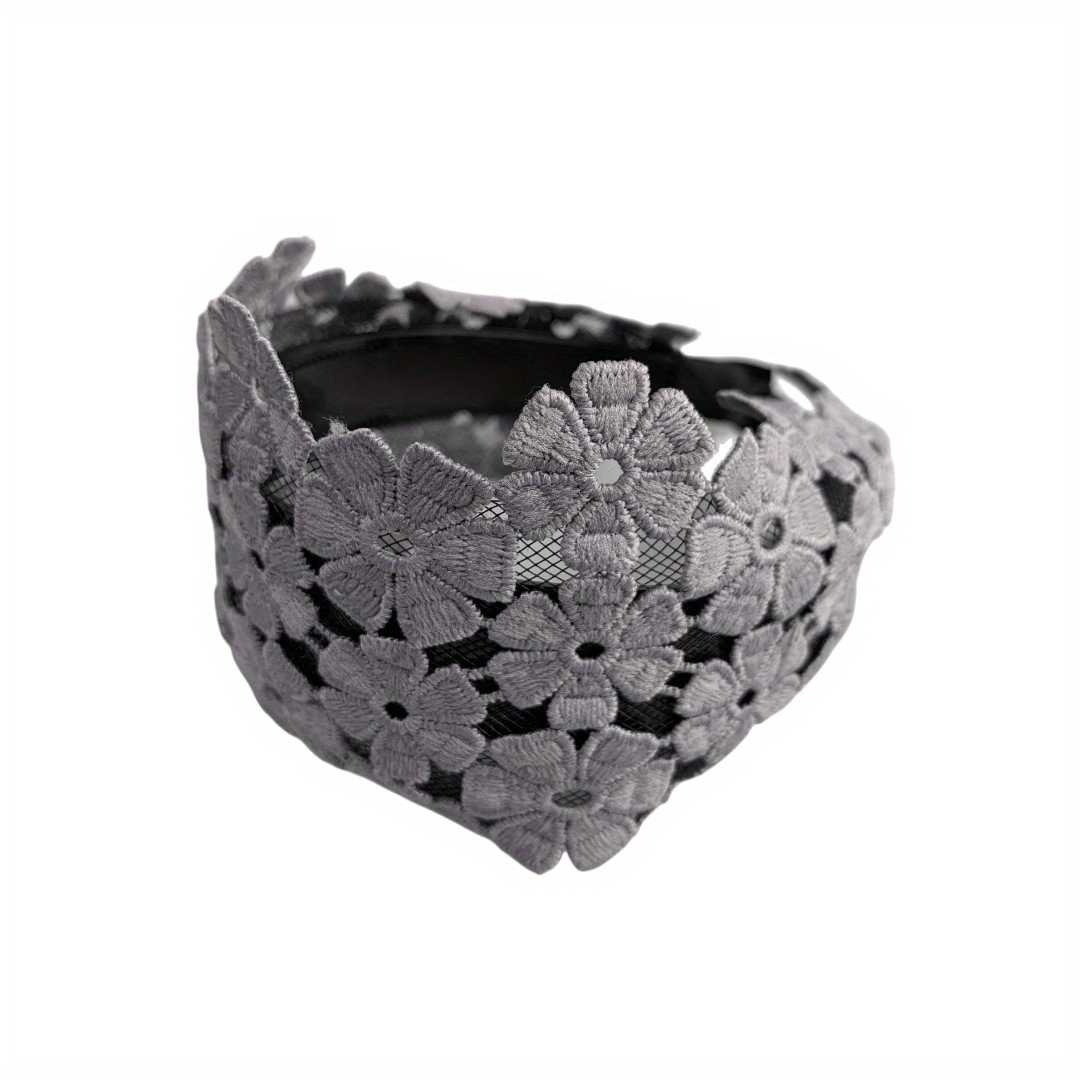 Flower Lace Headband Wide Brimmed Hair Hoop Hair Accessories