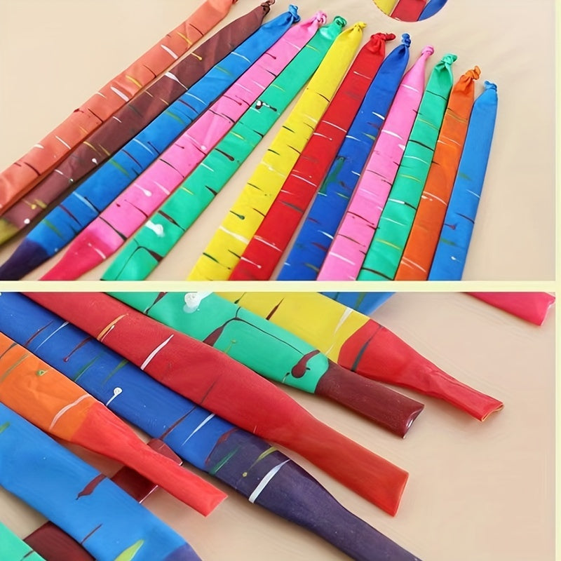 Rocket Balloon Long Strip Latex Toy Flying Weather Ball Decoration