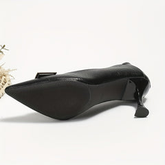 Women's Stiletto Heels Square Buckle Pointed Toe High Heels