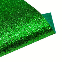 1pc Sparkly Glitter Leather Sheets Faux Fabric Canvas DIY Craft Projects