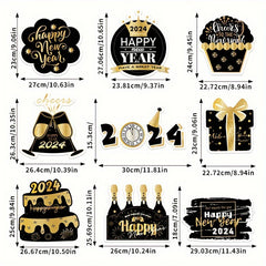 1pc Year Door Hanger Door Hanging Pendants Happy Year Party Decoration