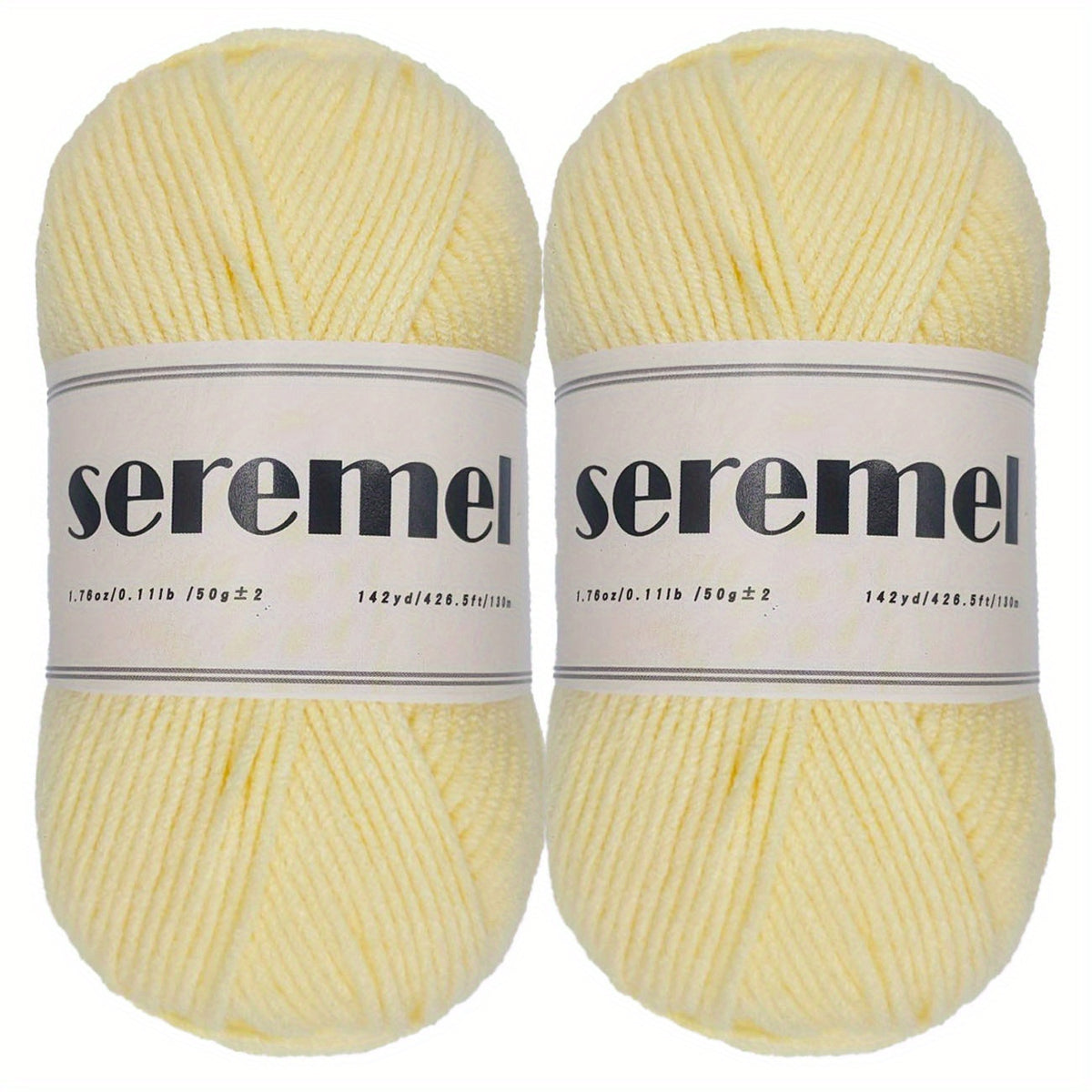 2 Pieces Crochet Yarn 280 Yards Acrylic Yarn Assorted Colors