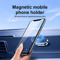 360 Rotation Magnetic Car Phone Holder Metal Magnet Car Mount Mobile Phone Holde