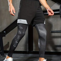 Men's Compression Pants and Shorts for Fitness Running