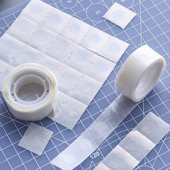 100pcs Transparent Double-sided Adhesive Tape for Scrapbook Crafts