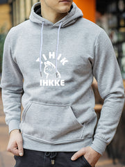 Cat & THINK Print Hoodie Hoodies For Men Men's Casual Graphic Pullover Hooded