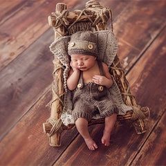 Newborn Boys Crochet Outfit for Photo Shoots