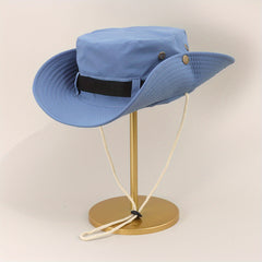 Drawstring Bucket Hat Outdoor Camping Mountaineering Hat