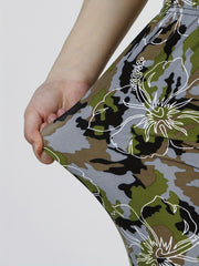 Women's Floral Printed Yoga Pants High Waist Sweatpants Leggings