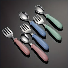 Personalized Kids Tableware Set Spoon Fork Storage Box