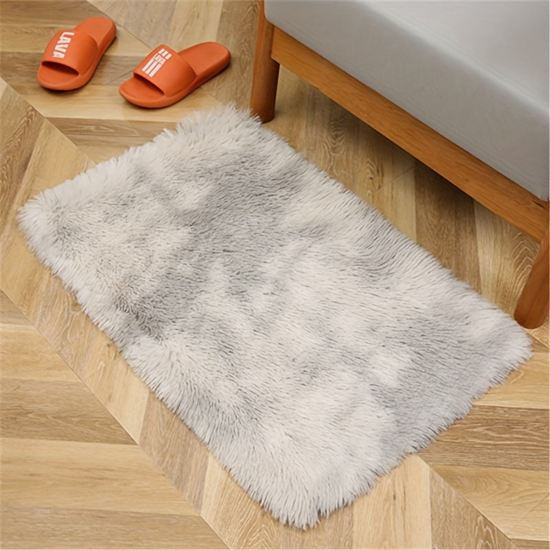 Soft Plush Tie Dyed Shaggy Area Rug