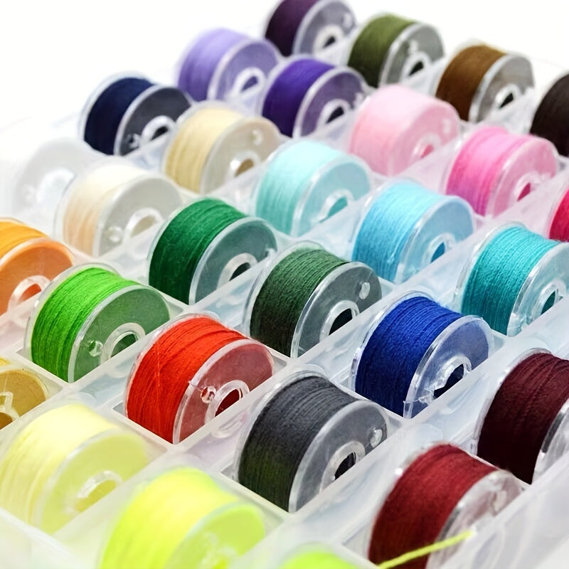 36pcs Bobbin With Sewing Thread & Boxed Bobbins for Sewing Machine
