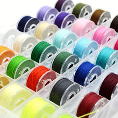 36pcs Bobbin With Sewing Thread & Boxed Bobbins for Sewing Machine