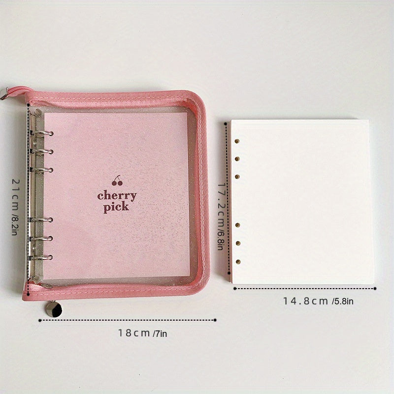 Flash Zipper Journal Diary Notebook - Blank Square Diary