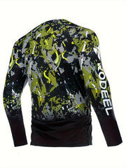 Men's Camo UPF 50 Sun Protection Shirt Long Sleeve Quick Dry