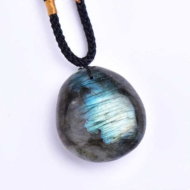 Crystal Moonstone Pendant Necklace
